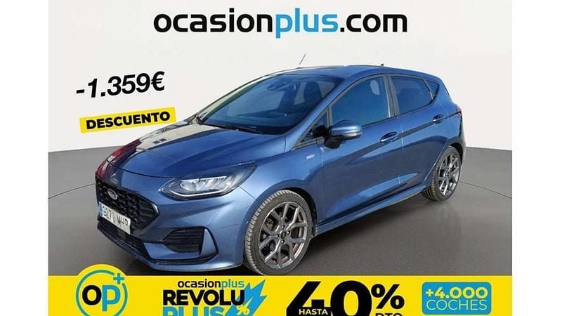 Usado Ford Fiesta ST-Line 125 CV (91 kW) 2023 Azul Utilitario
