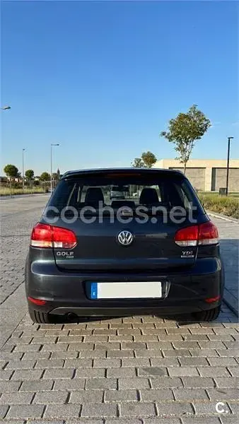 Usado VW Golf VI Advance 105 CV (77 kW) 2010 Azul Utilitario