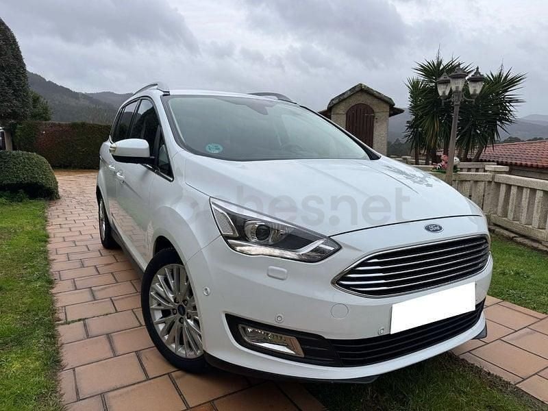 Blanco Usado 2016 Ford Grand C-Max Titanium Monovolumen | 12.490 € (Buen precio) - Imagen 1/4