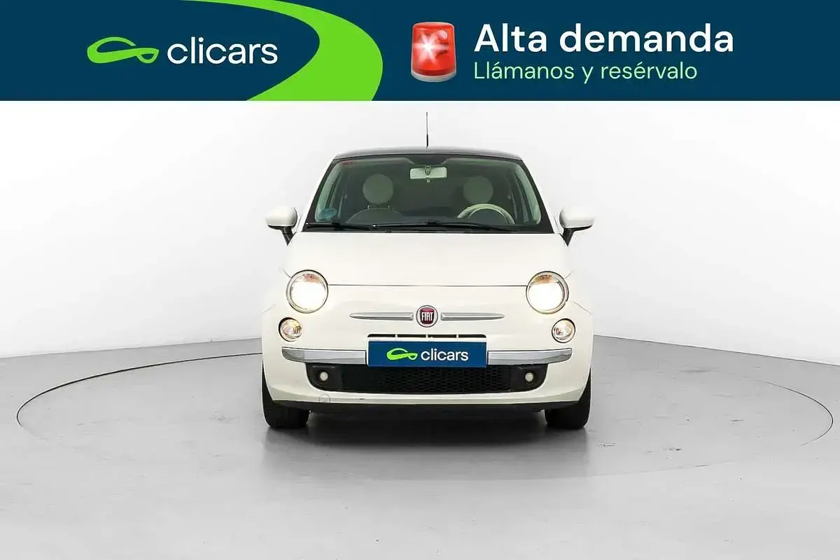 Usado Fiat 500 Lounge 69 CV (50 kW) 2014 Blanco Utilitario