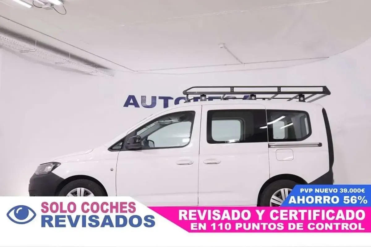 Usado VW Caddy 122 CV (89 kW) 2021 Blanco Monovolumen