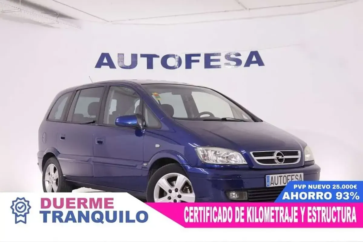 Usado Opel Zafira 125 CV (91 kW) 2005 Azul Monovolumen