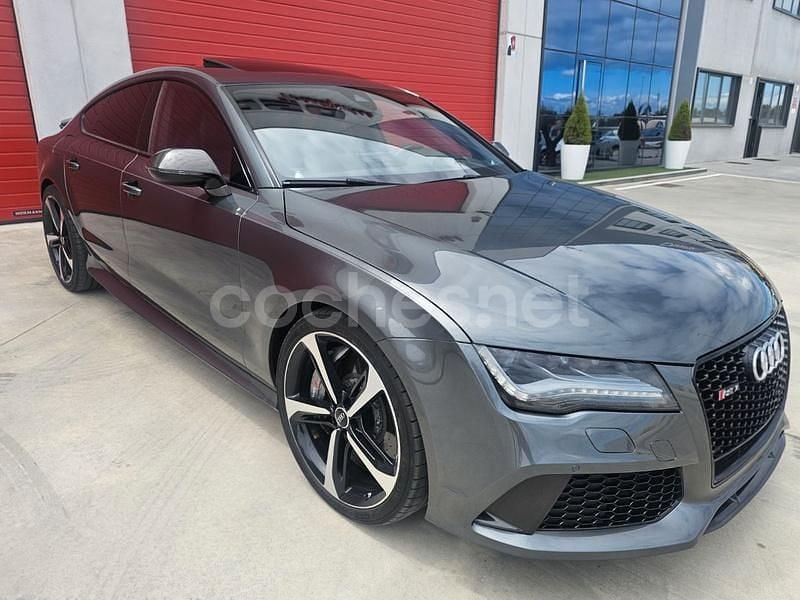 Usado Audi RS7 Sportback 560 CV (411 kW) 2014 Gris / plata Utilitario