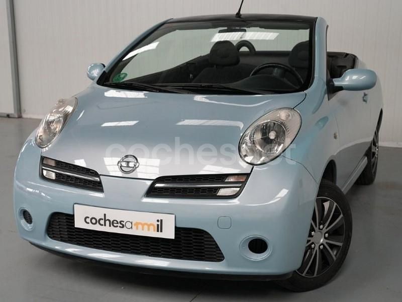 Usado Nissan Micra C+C Tekna 88 CV (64 kW) 2006 Gris / plata Descapotable
