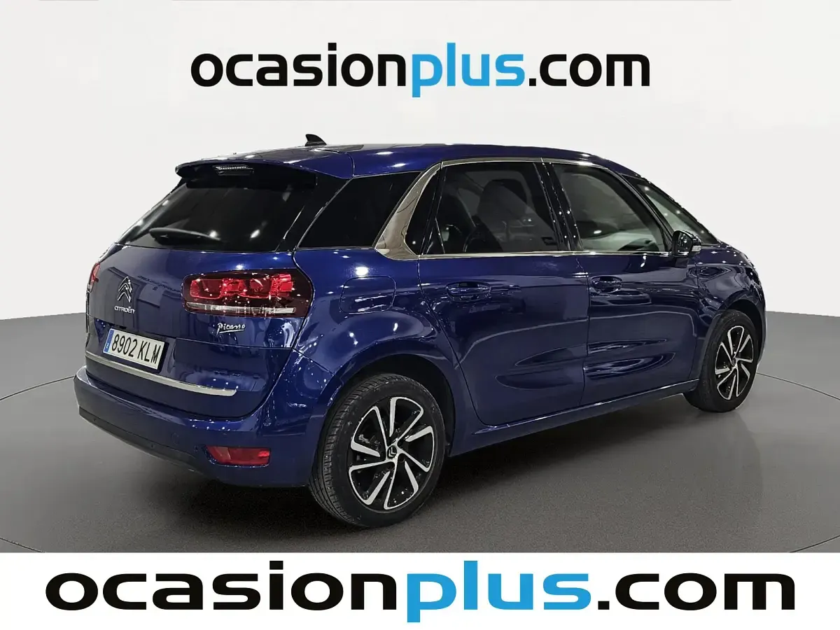 Käytetty Citroën C4 Picasso Feel 120 HP (88 kW) 2018 Sininen Tila-auto