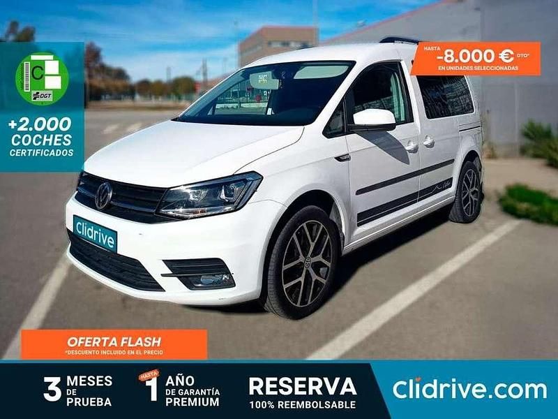 Blanco Usado 2017 VW Caddy Monovolumen | 16.690 € (Precio justo) - Imagen 1/3