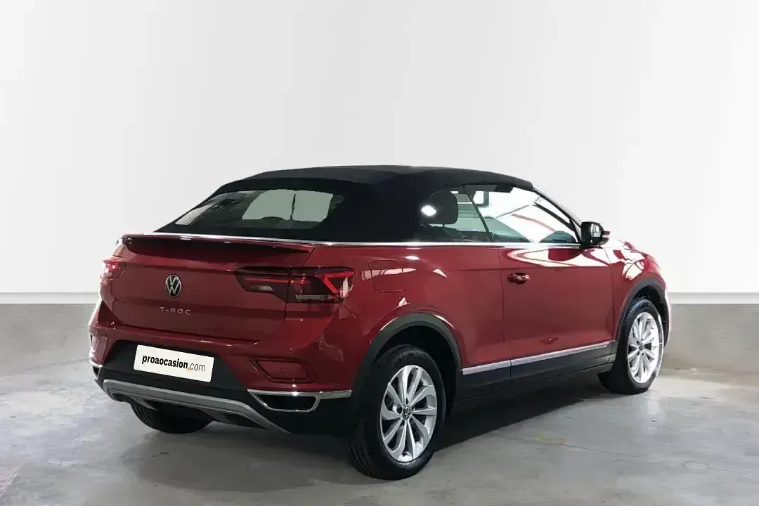 Usado VW T-Roc Cabriolet 110 CV (80 kW) 2023 Rojo Descapotable