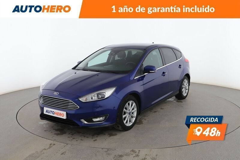 Azul Usado 2015 Ford Focus Titanium Berlina | 11.399 € (Precio justo) - Imagen 1/3