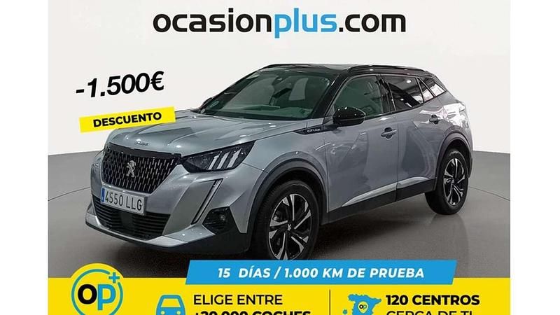 Usado Peugeot 2008 GT-line 131 CV (96 kW) 2020 Gris SUV