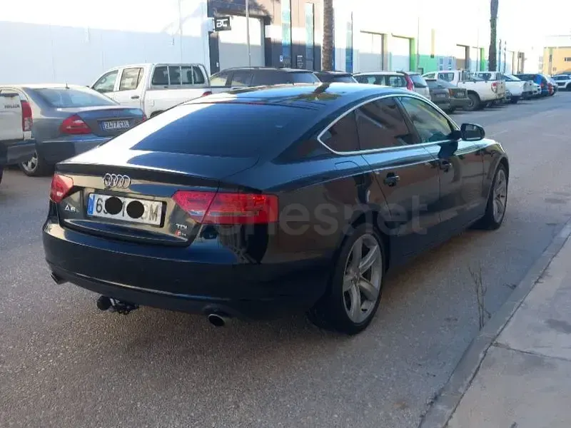 Usado Audi A5 Sportback 190 CV (139 kW) 2010 Negro Utilitario