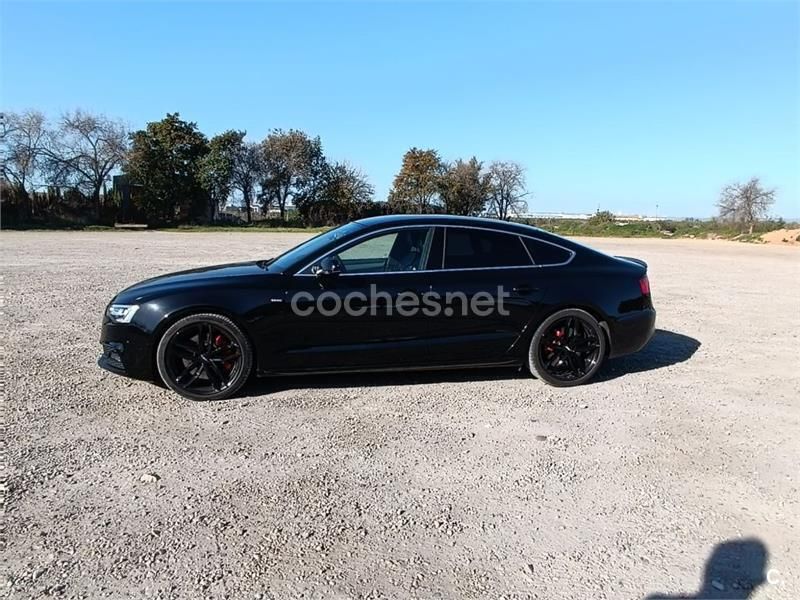 Usado Audi A5 Sportback S-Line 245 CV (180 kW) 2016 Negro Utilitario