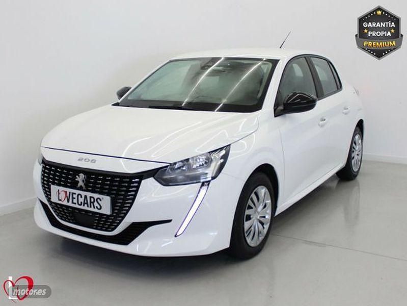 Usado Peugeot 208 Active 103 CV (75 kW) 2022 Blanco Utilitario