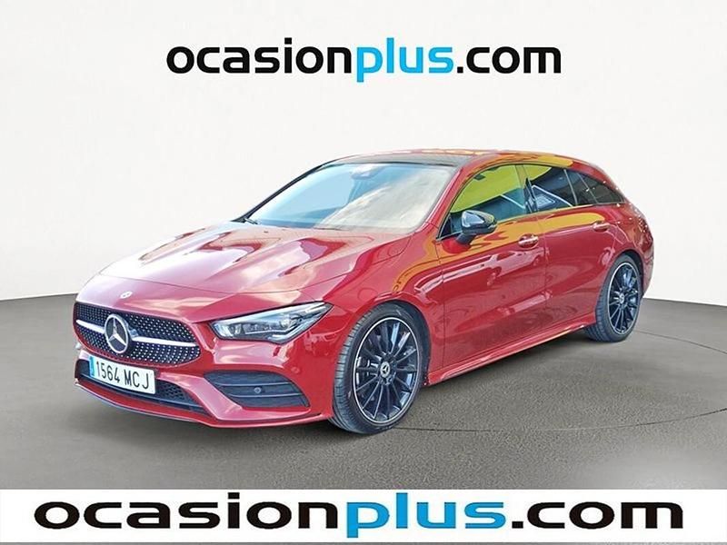 Rojo Usado 2022 Mercedes CLA200 AMG | 35.446 € (Precio justo) - Imagen 1/4