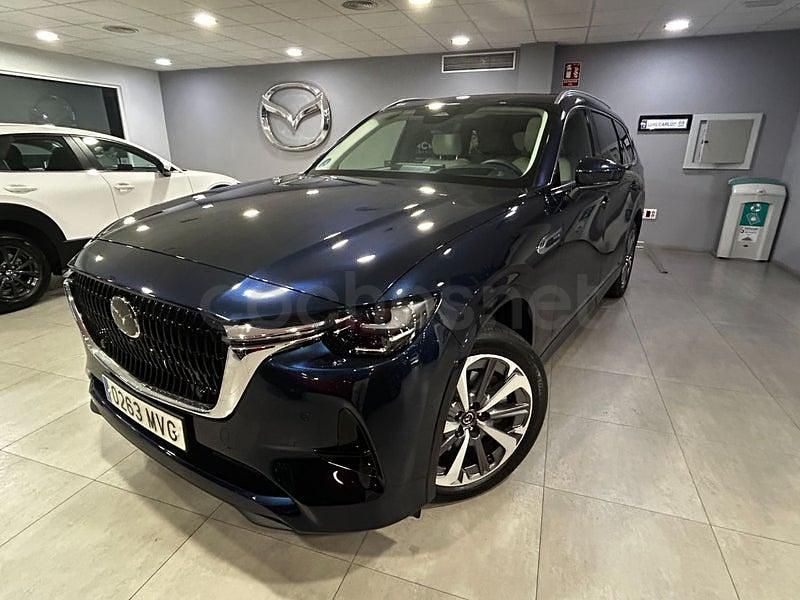 Azul Usado 2024 Mazda CX-80 Takumi-Line SUV | 55.000 € (Precio justo) - Imagen 1/4