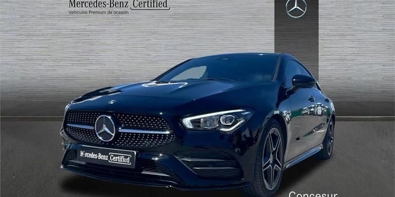 Negro Usado 2022 Mercedes CLA250e Berlina | 34.900 € (Precio justo) - Imagen 1/4