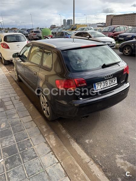 Usado Audi A3 Attraction 105 CV (77 kW) 2005 Negro Berlina