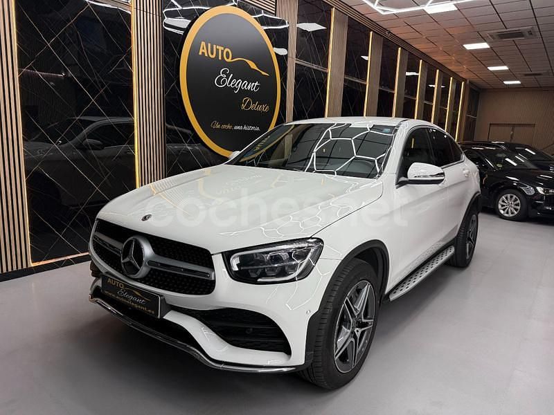 Blanco Usado 2021 Mercedes GLC300e Coupe | 43.890 € (Un poco caro) - Imagen 1/4