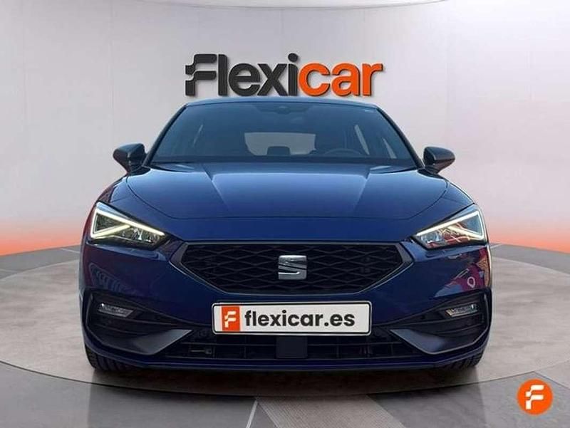 Usado Seat Leon FR 204 CV (150 kW) 2020 Azul Utilitario