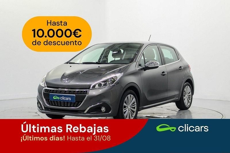 Gris Usado 2018 Peugeot 208 Allure Utilitario | 9690 € (Precio justo) - Imagen 1/4