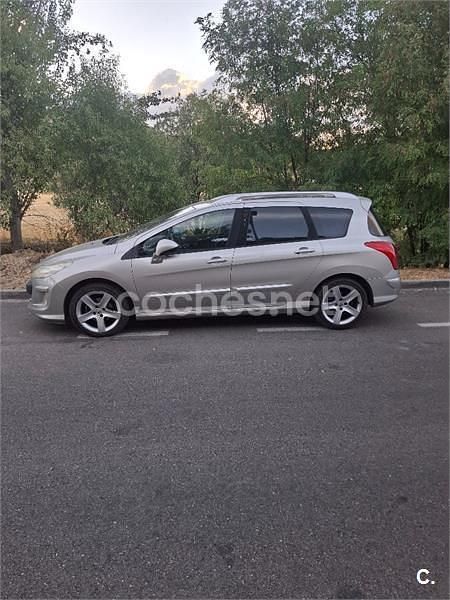 Gris / plata Usado 2008 Peugeot 308 Premium Familiar | 2900 € (Buen precio) - Imagen 1/4