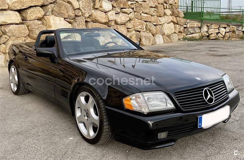 Negro Usado 1993 Mercedes SL500 Descapotable | 25.000 € - Imagen 1/3