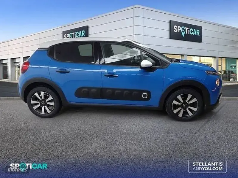 Usado Citroën C3 Shine 99 CV (72 kW) 2020 Azul Utilitario