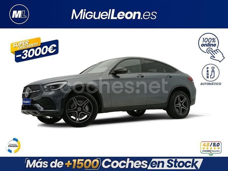 Gris / plata Usado 2021 Mercedes GLC300 Coupe | 39.985 € (Buen precio) - Imagen 1/3