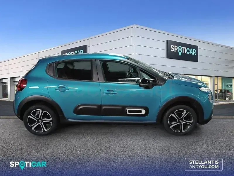 Usado Citroën C3 Feel 102 CV (75 kW) 2021 Azul Utilitario