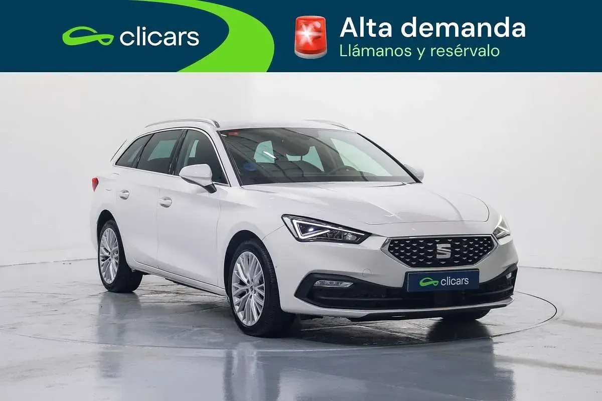 Usado Seat Leon ST XCELLENCE 205 CV (150 kW) 2021 Blanco Familiar