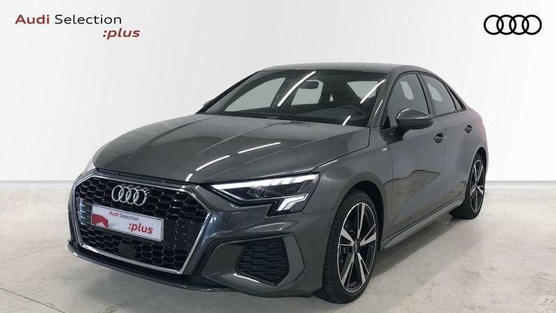 Gris Usado 2022 Audi A3 S-Line Berlina | 29.900 € (Precio justo) - Imagen 1/4