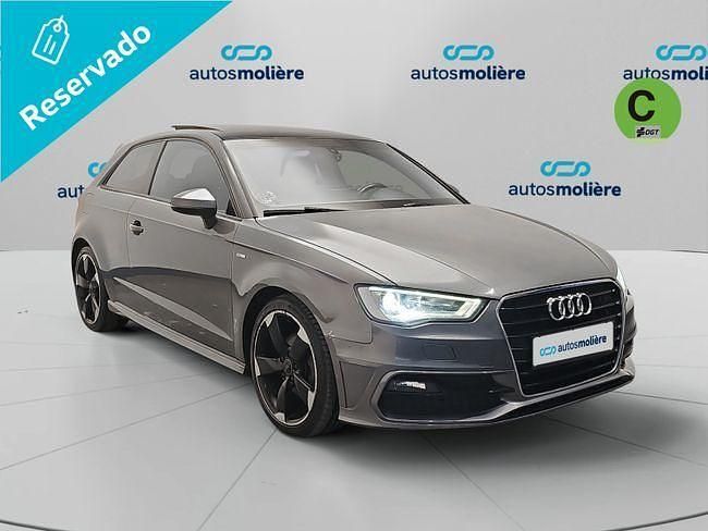 Usado Audi A3 S-Line 150 CV (110 kW) 2015 Gris Utilitario