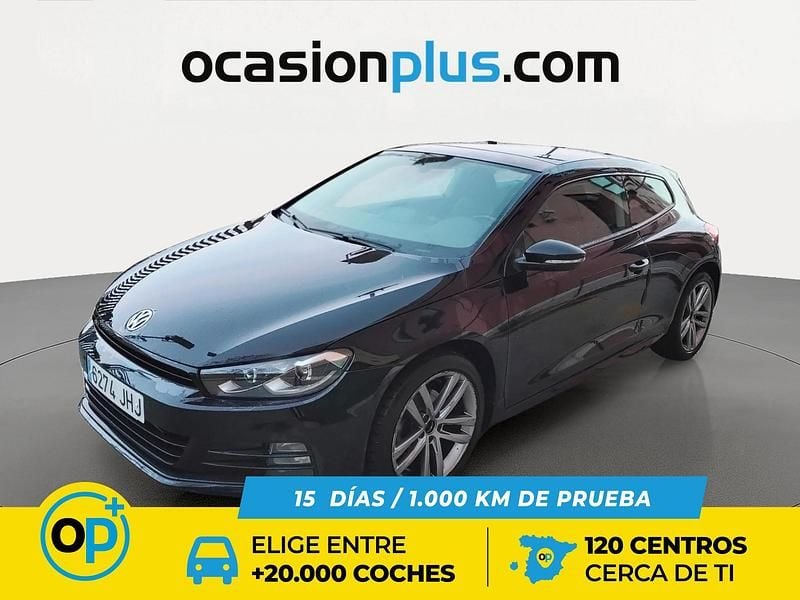 Negro Usado 2015 VW Scirocco R-line Coupe | 16.990 € (Precio justo) - Imagen 1/4