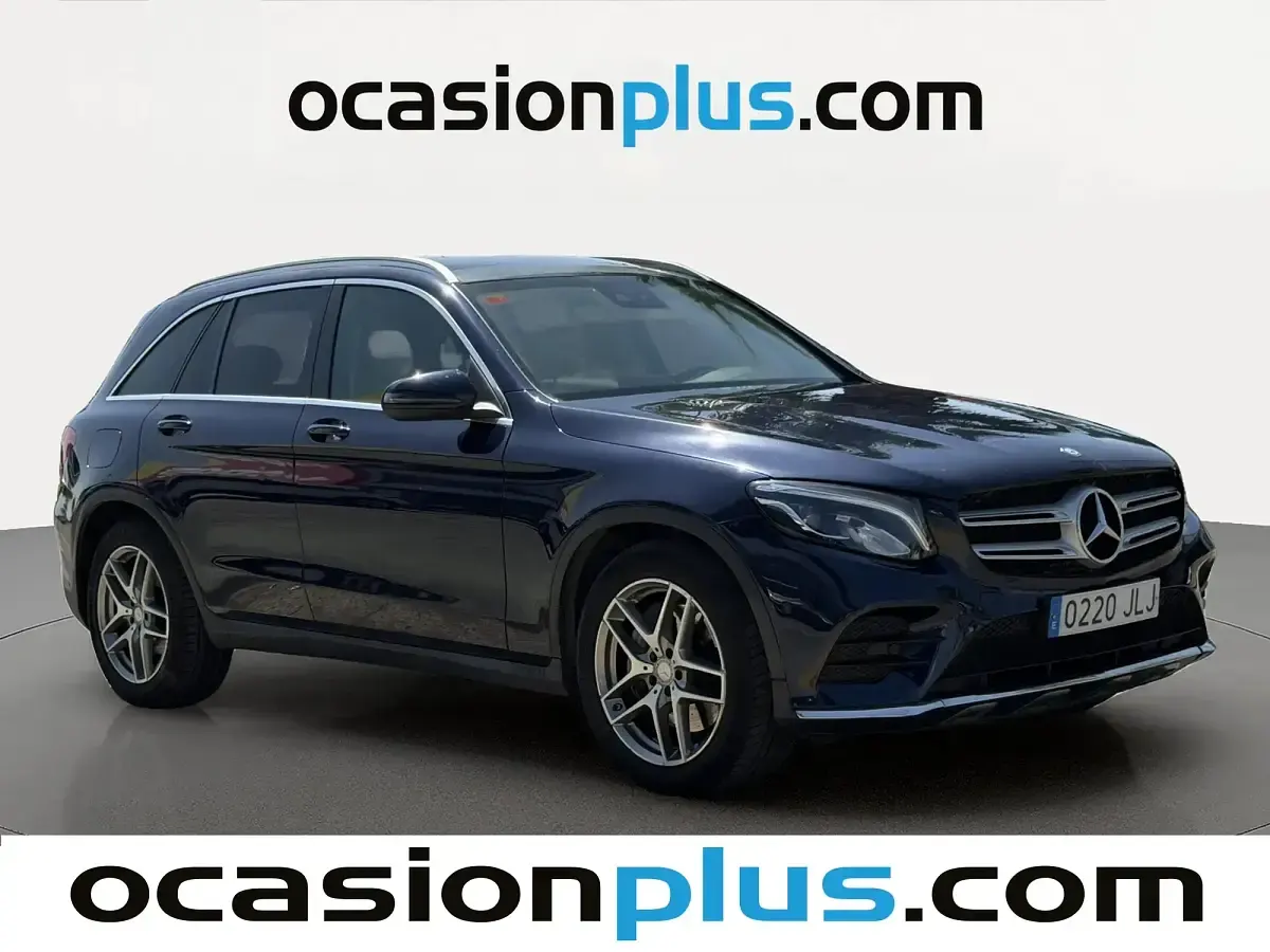 Usado Mercedes GLC250 204 CV (150 kW) 2016 Azul SUV