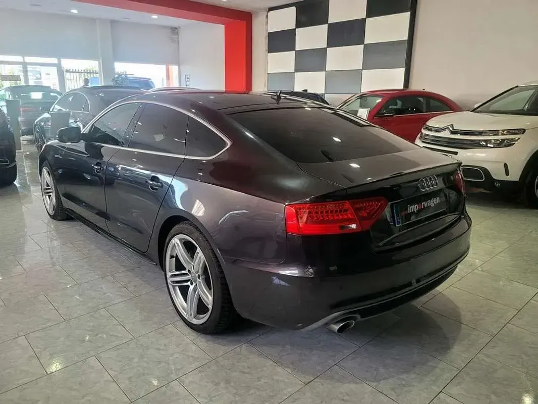 Usado Audi A5 Sportback S-Line 204 CV (150 kW) 2014 Negro Utilitario