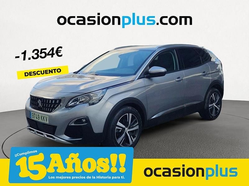 Gris Usado 2018 Peugeot 3008 Allure SUV | 14.390 € (Precio justo) - Imagen 1/4