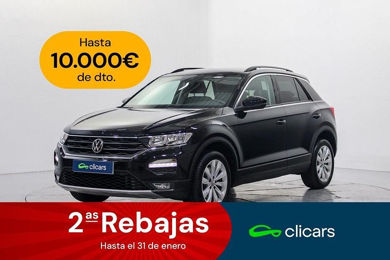 Negro Usado 2021 VW T-Roc Advance SUV | 21.990 € (Precio justo) - Imagen 1/4