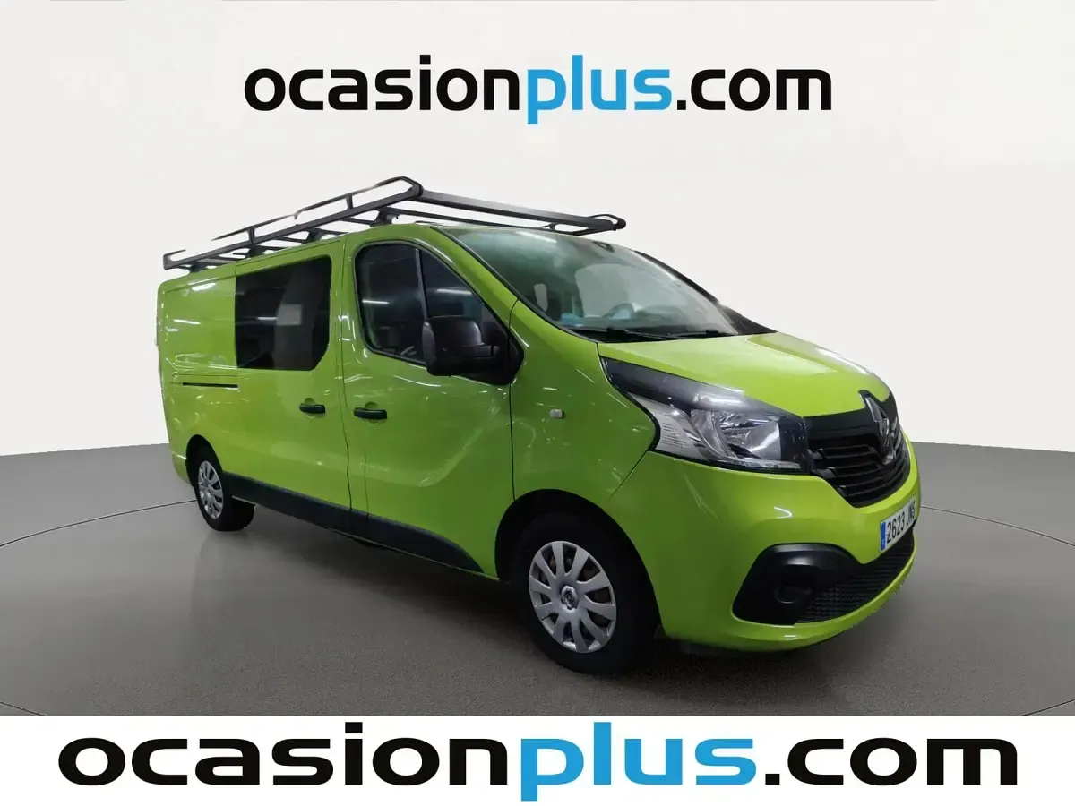 Usado Renault Trafic 125 CV (91 kW) 2016 Verde Monovolumen