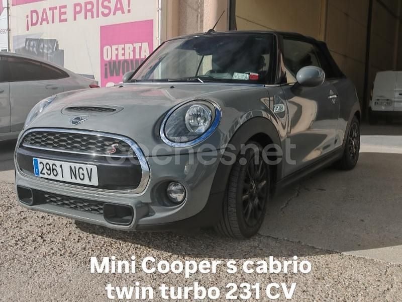 Gris / plata Usado 2019 Mini Cooper S Cabriolet Descapotable | 22.990 € (Buen precio) - Imagen 1/4