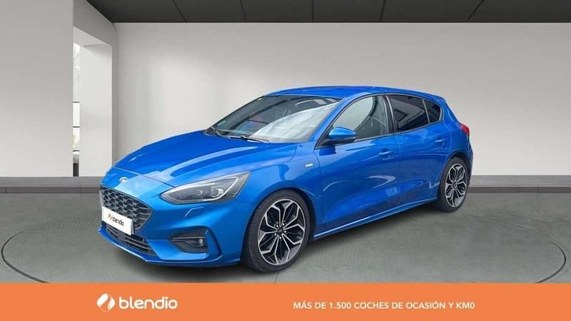 Usado Ford Focus ST-Line 120 CV (88 kW) 2018 Azul Utilitario