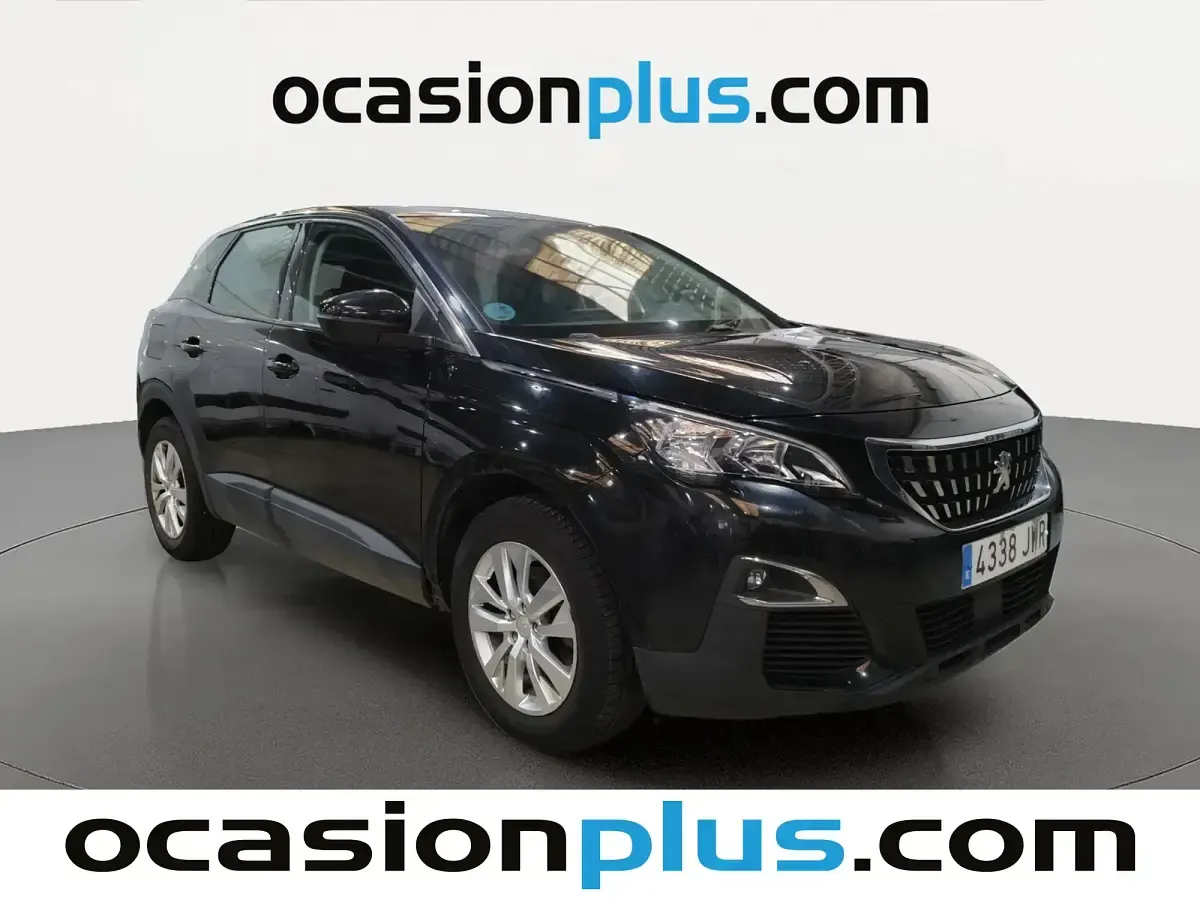 Usado Peugeot 3008 Active 130 CV (95 kW) 2017 Negro SUV