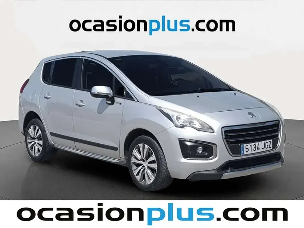 Usado Peugeot 3008 Style 150 CV (110 kW) 2015 Gris Familiar