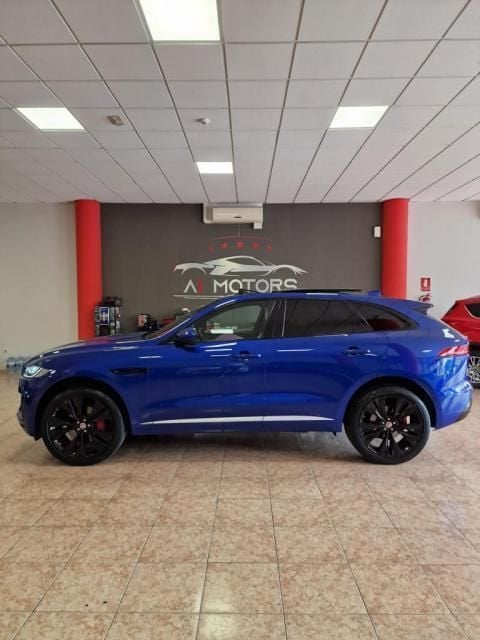 Usado Jaguar F-Pace Pure 300 CV (220 kW) 2015 Azul SUV