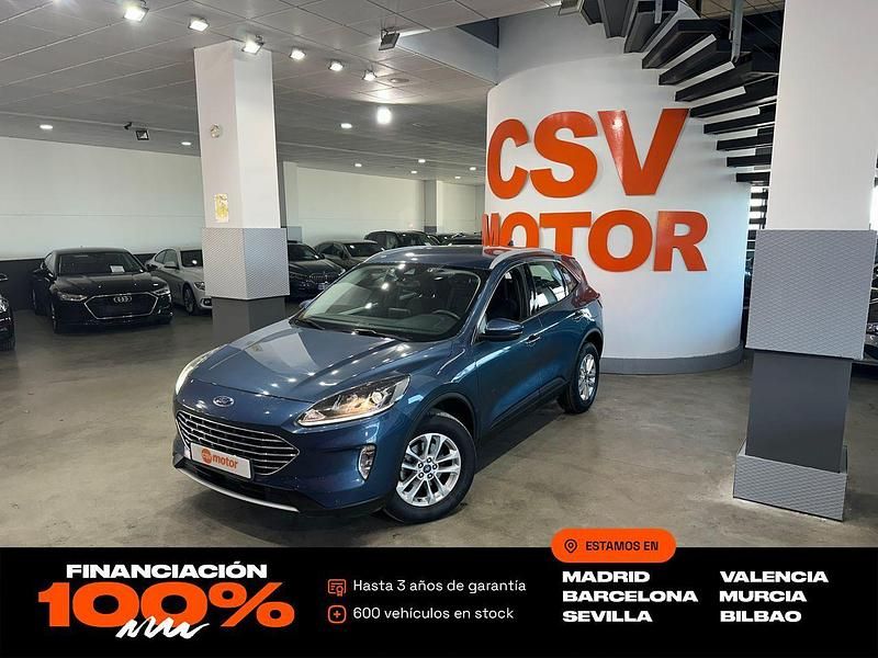 Azul Usado 2022 Ford Kuga Titanium SUV | 16.450 € (Super precio) - Imagen 1/4