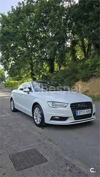 Usado Audi A3 Cabriolet Ambition 150 CV (110 kW) 2014 Blanco Descapotable