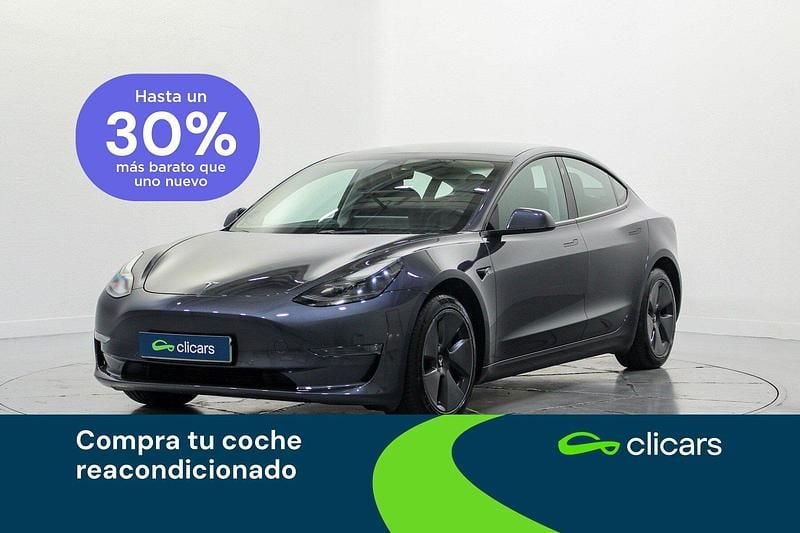 Gris Usado 2022 Tesla Model 3 Long Range Berlina | 30.990 € (Precio justo) - Imagen 1/4