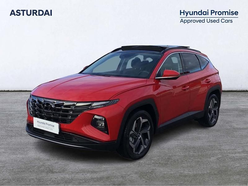 Rojo Usado 2023 Hyundai Tucson SUV | 30.990 € (Un poco caro) - Imagen 1/4