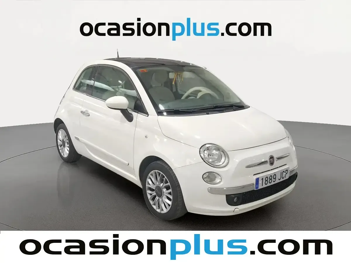 Usado Fiat 500 Lounge 69 CV (50 kW) 2015 Blanco Utilitario