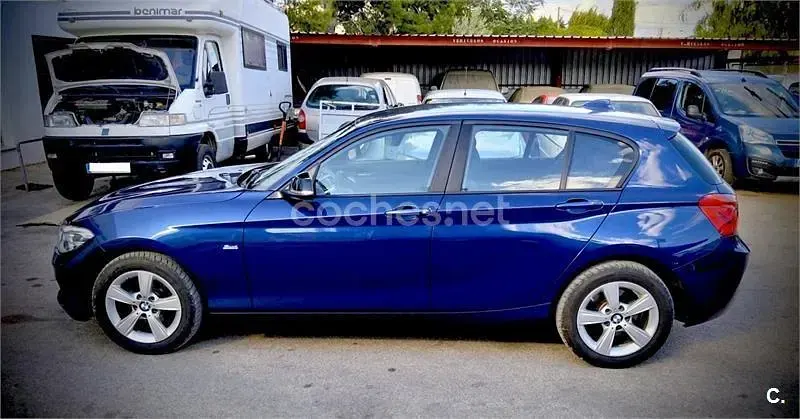 Usado BMW 118 136 CV (100 kW) 2016 Azul Utilitario
