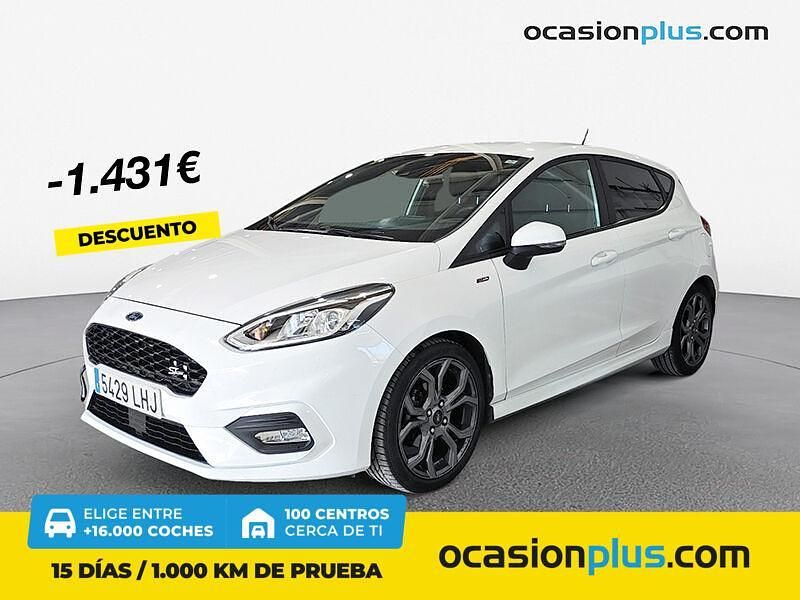 Blanco Usado 2020 Ford Fiesta ST-Line Utilitario | 15.750 € (Un poco caro) - Imagen 1/4