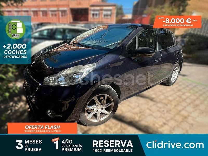Negro Usado 2015 Peugeot 208 Style Utilitario | 4690 € (Super precio) - Imagen 1/3